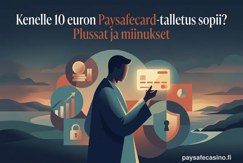 Kenelle 10 euron Paysafecard-talletus sopii? Plussat ja miinukset