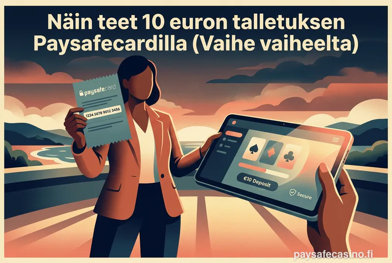 Näin teet 10 euron talletuksen Paysafecardilla (Vaihe vaiheelta)