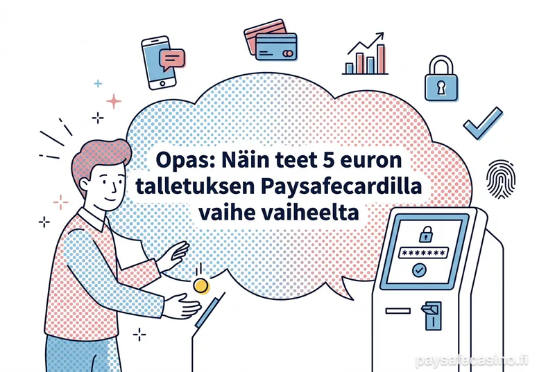 Opas: Näin teet 5 euron talletuksen Paysafecardilla vaihe vaiheelta
