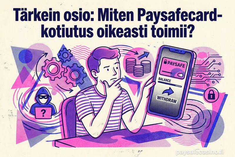Tärkein osio: Miten Paysafecard-kotiutus oikeasti toimii?